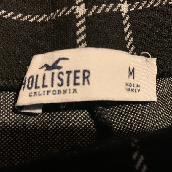 EUC Hollister stretch pants black and white medium great for work! - Picture 2 of 4